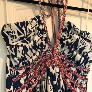 Tribal Print Maxi Dress